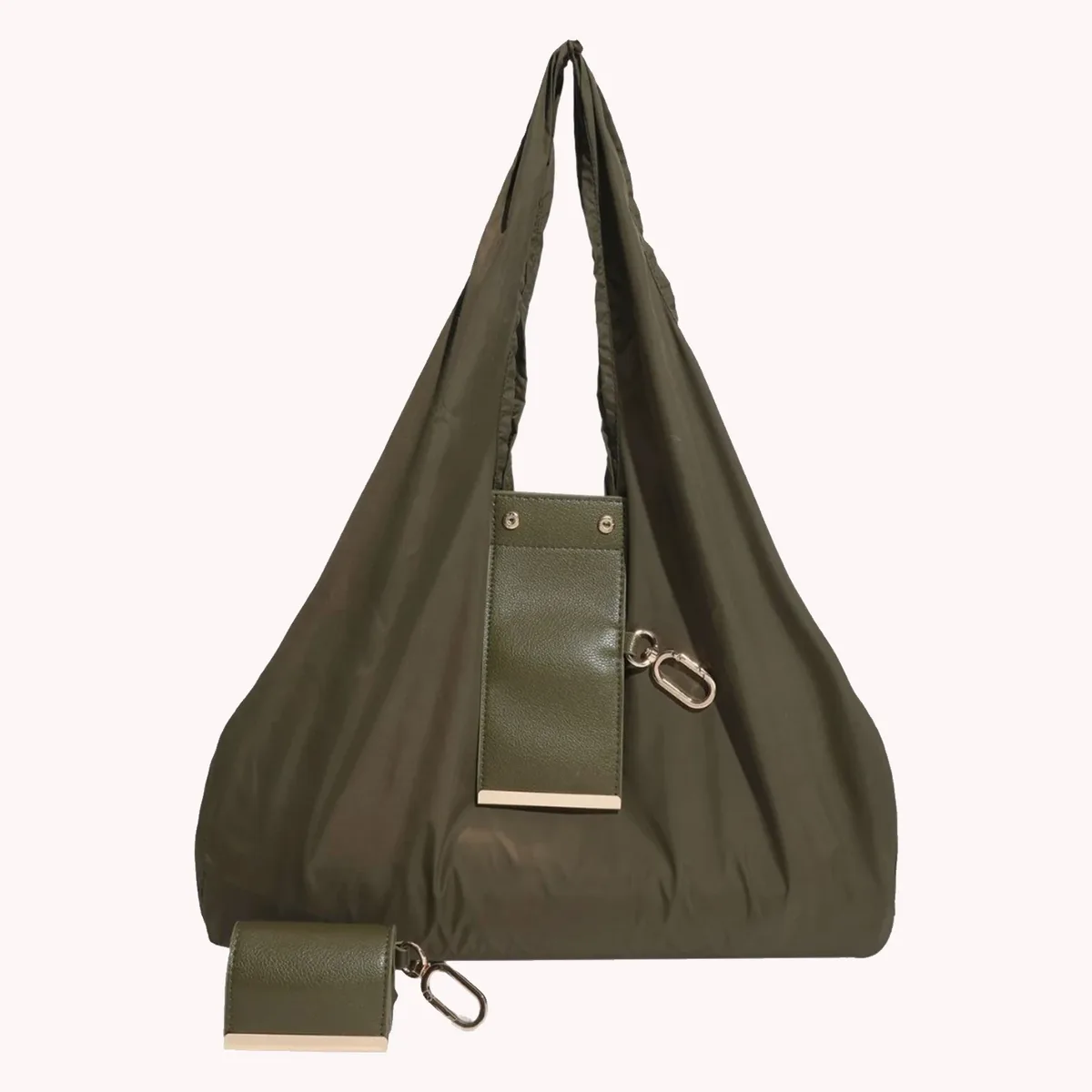 sac fourre-tout avec porte-clés, sac de supermarché pliable décontracté, écologique, grand format pour femmes, pour le travail, les voyages et les trajets quotidiens
