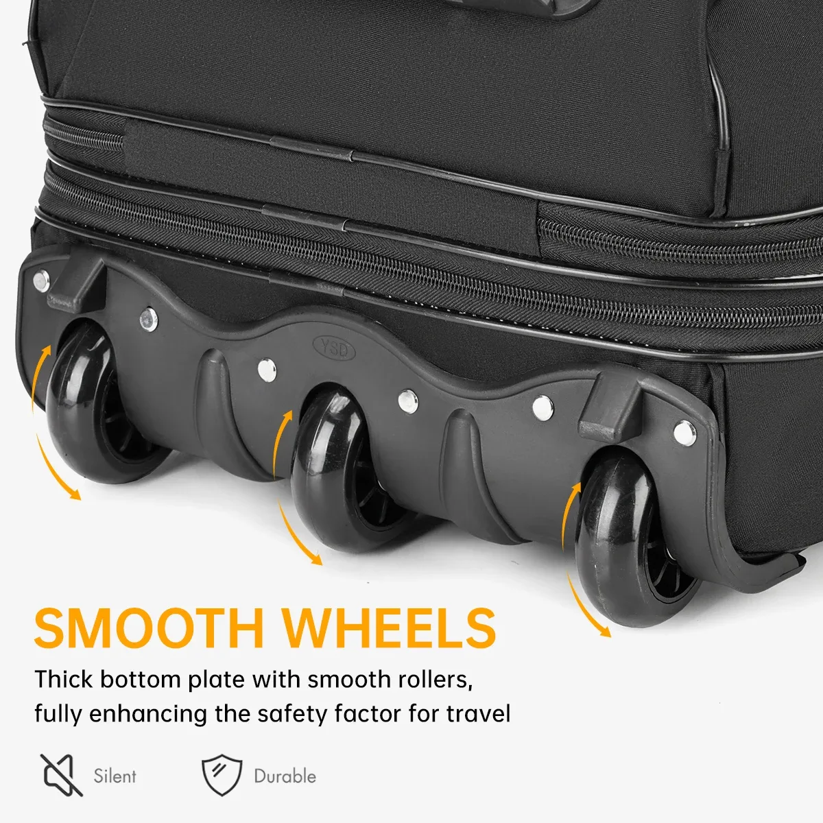 nouveau modèle 2026 : valise en tissu oxford grande capacité, petite valise de voyage à roulettes 20 pouces, sac à main