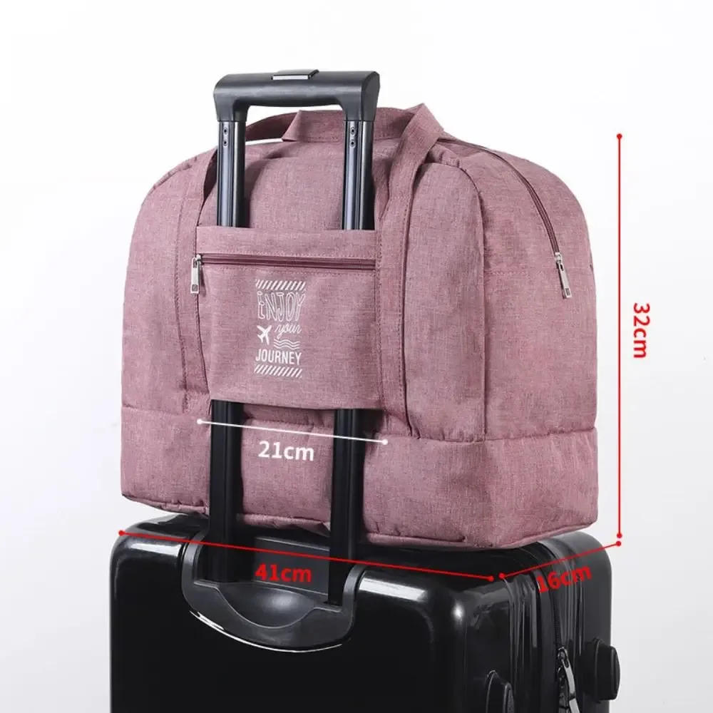 sac de voyage pour femmes de grande capacité, léger, sac de natation, sac de sport et de yoga, sac à main avec large bandoulière, sac de transport extérieur pour articles secs et humides.