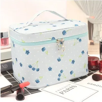 pochette cosmétique en similicuir tendance, design carré, simple, pratique, facile à transporter, trousse de maquillage, sac de toilette de voyage