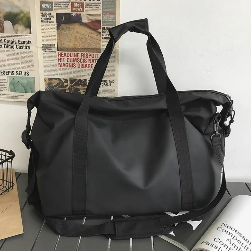 Sac de voyage à main, sac de sport et de fitness de grande capacité, sac de rangement léger pour bagages, sac de voyage à bandoulière à une épaule