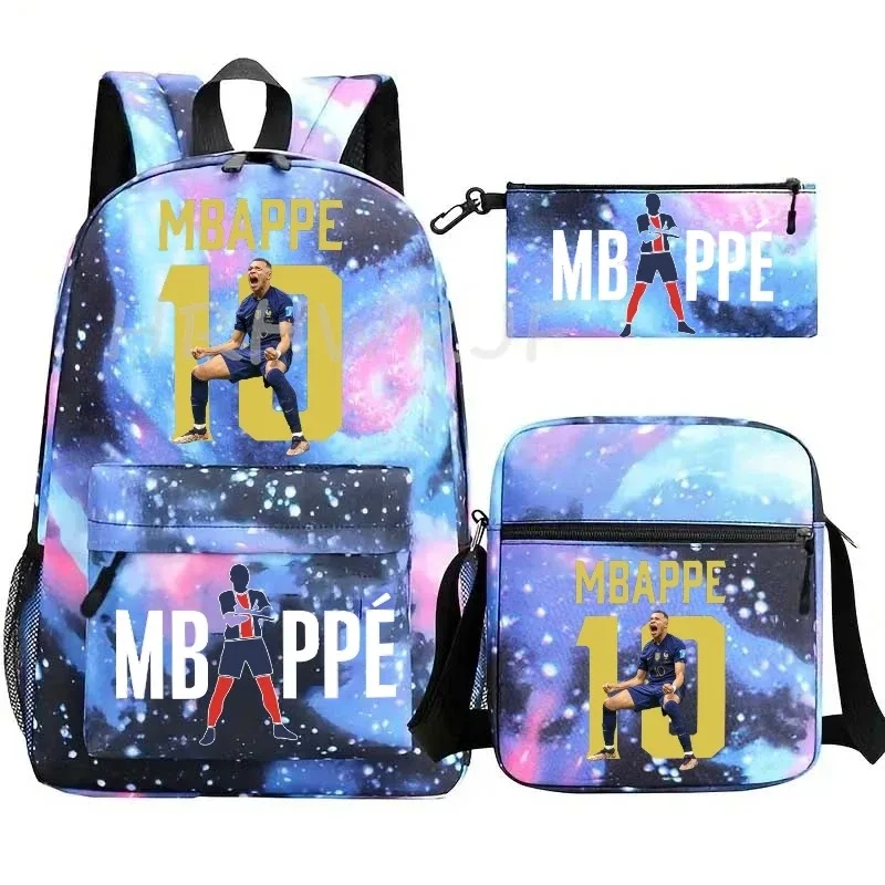 sac à dos m-mbappes pour enfants, cartable de football, sacs d'école de voyage anime pour adolescents, garçons et filles, mochila escolar infantil menino