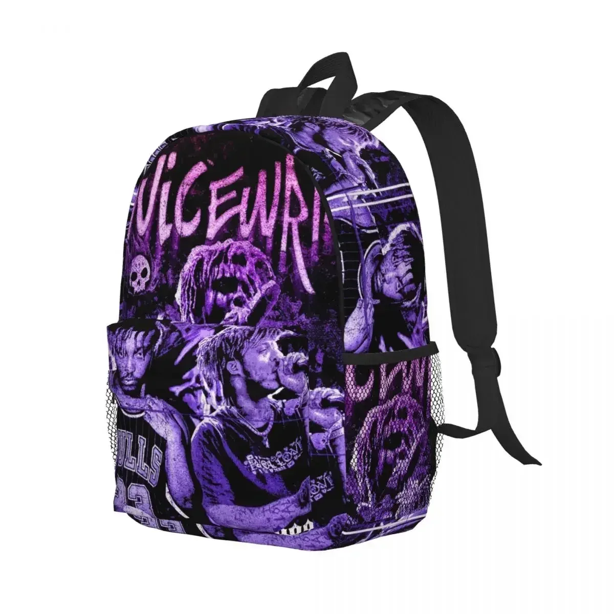 juice wrld – sac à dos pour étudiants, garçons et filles, sac d'école pour enfants, sacs à bandoulière pour ordinateur portable pour hommes et femmes