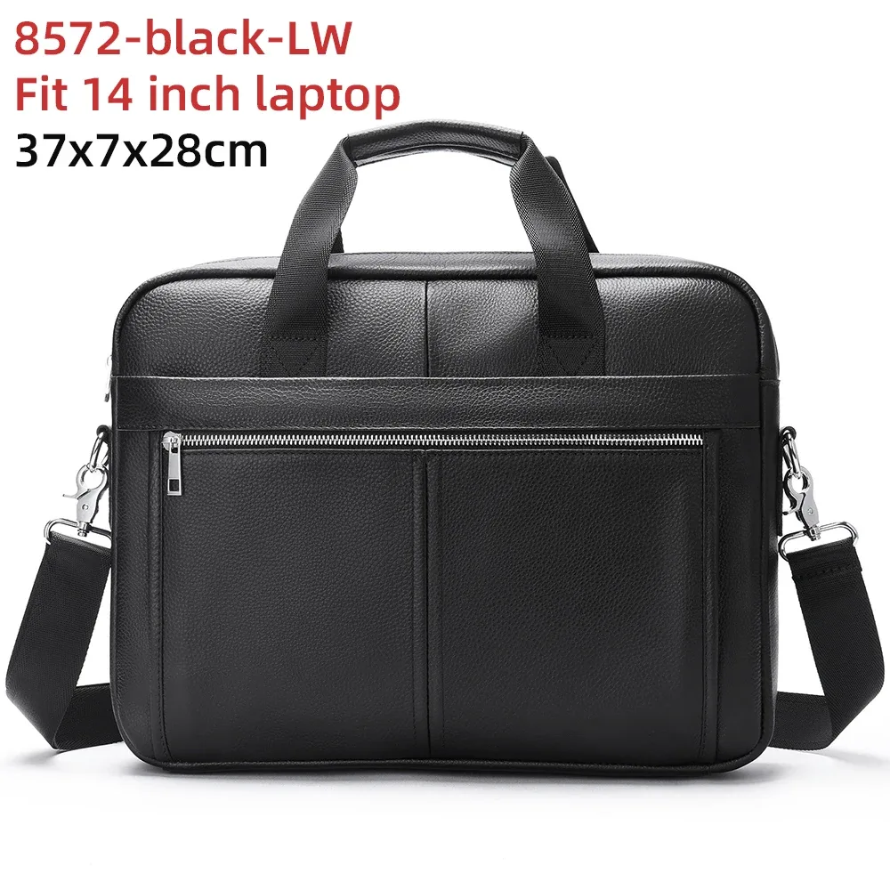westal-sac messager en cuir véritable pour homme, étuis à bombes, sac pour ordinateur portable 14 en effet, sacs d'affaires de bureau pour document, 8572