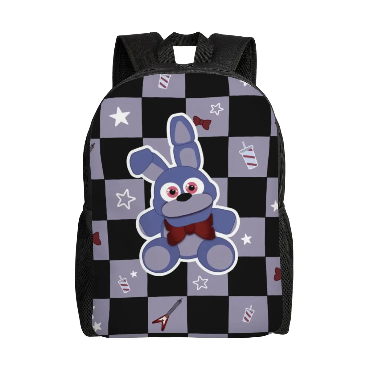 fnaf freddys horror game bonnie kid sac à dos pour enfants garçons filles, sac à dos mignon pour enfants de la maternelle