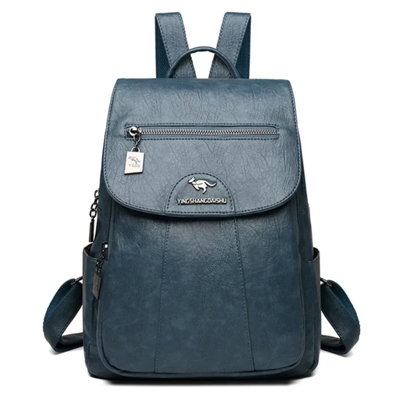 sacs à dos en cuir pour femmes, sac à dos vintage de bonne qualité pour filles, sac d'école de voyage, nouvelle collection 2024