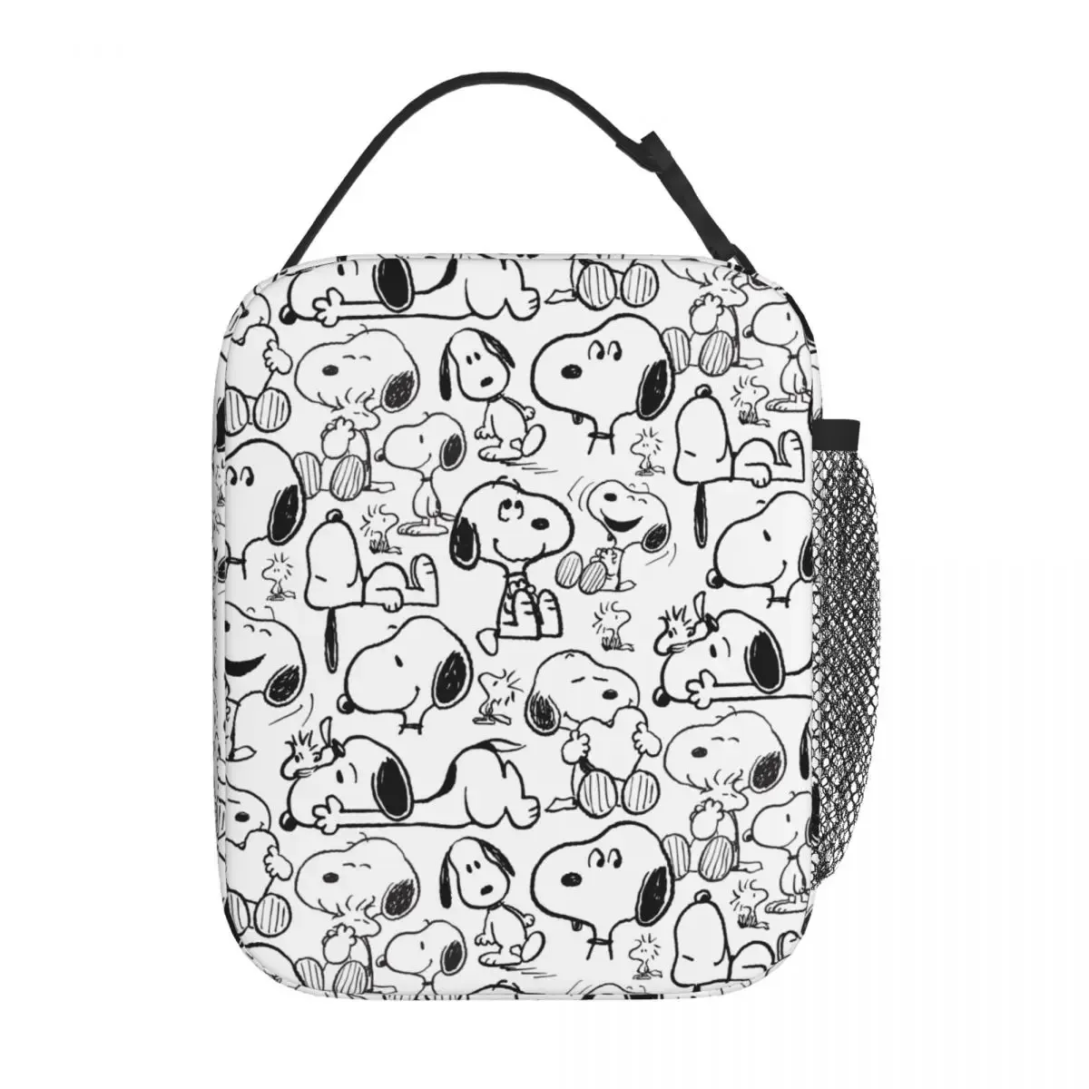 s-dog-snoopies cartoon merch sac isotherme pour le déjeuner, sac isotherme pour le travail, sac de rangement pour aliments, boîtes à déjeuner thermiques portables