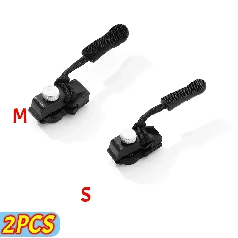 kit de réparation de fermeture éclair instantanée, 2 à 6 pièces, fixation de fermeture éclair de remplacement, dents coulissantes, tête de fermeture éclair de sauvetage, 3 tailles différentes
