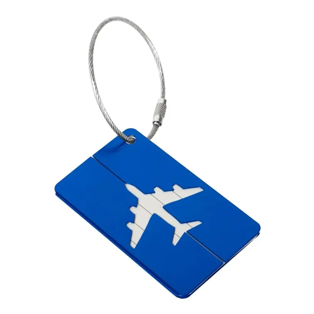 étiquettes de bagage de voyage réutilisables, valise attro, bagage de vacances, identification d'avion avec cordes, identification du sac, infraction