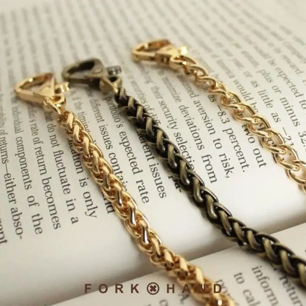 40-120CM sac à main chaîne sangle sac à main chaînes avec boucles en métal pour portefeuille sacoche fourre-tout sacs sac à bandoulière chaîne bricolage portefeuille chaîne