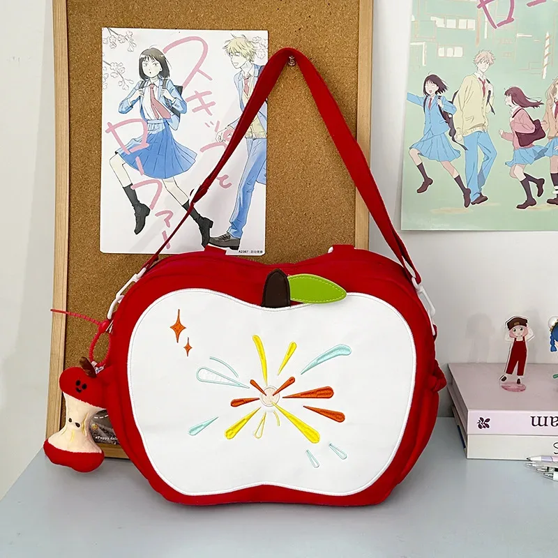 sac à bandoulière grande capacité apple 2026, nouveau sac à dos portable contrasté pour les trajets quotidiens, sac de rangement tendance et décontracté