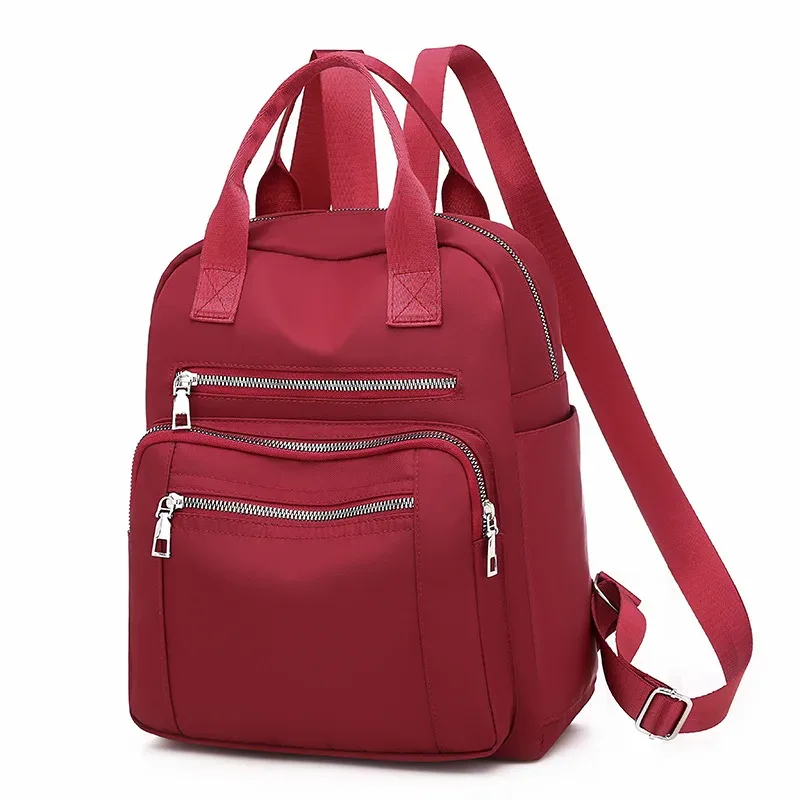 femmes sac à dos voyage décontracté imperméable oxford sacs à bandoulière femme grande capacité sac à main sac à dos noir sac à main école pack
