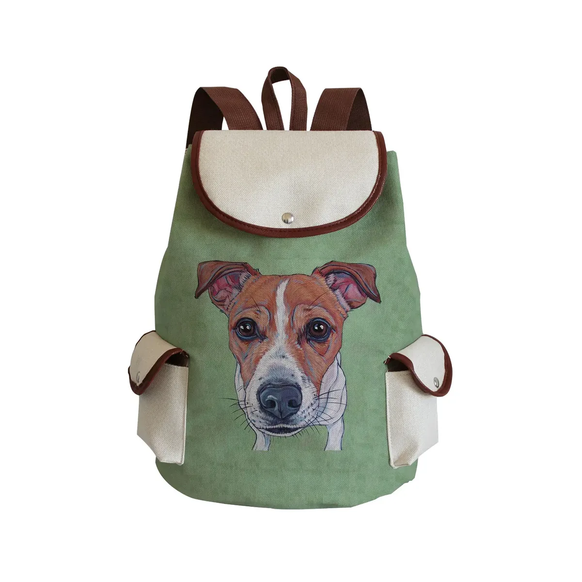 sac à dos personnalisé avec peinture à l'huile et imprimé de chien lévrier, sacoche de styliste durable pour shopping et voyage, accessoire d'extérieur décontracté pour femme