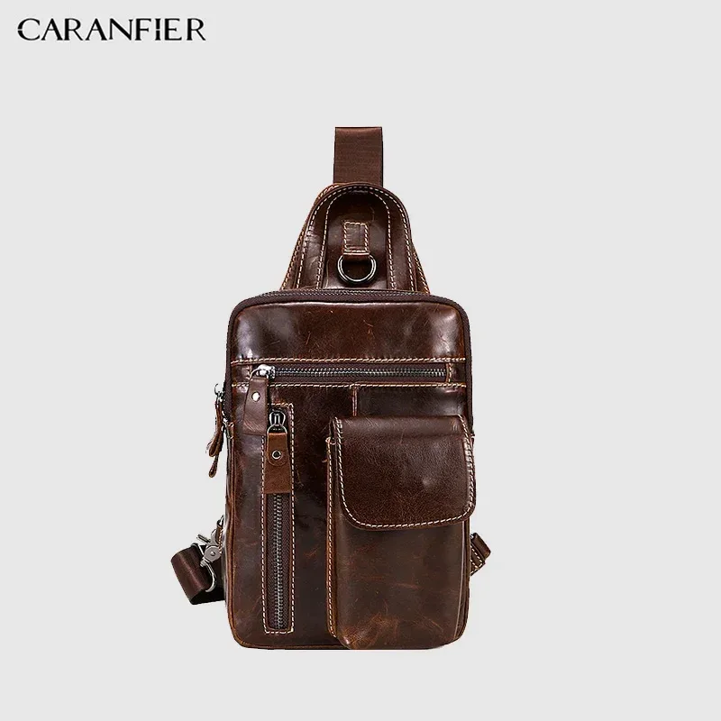 sac voyage cuir véritable marron vintage robuste poche zip ceinture ajustable casual week end sport sac voyage