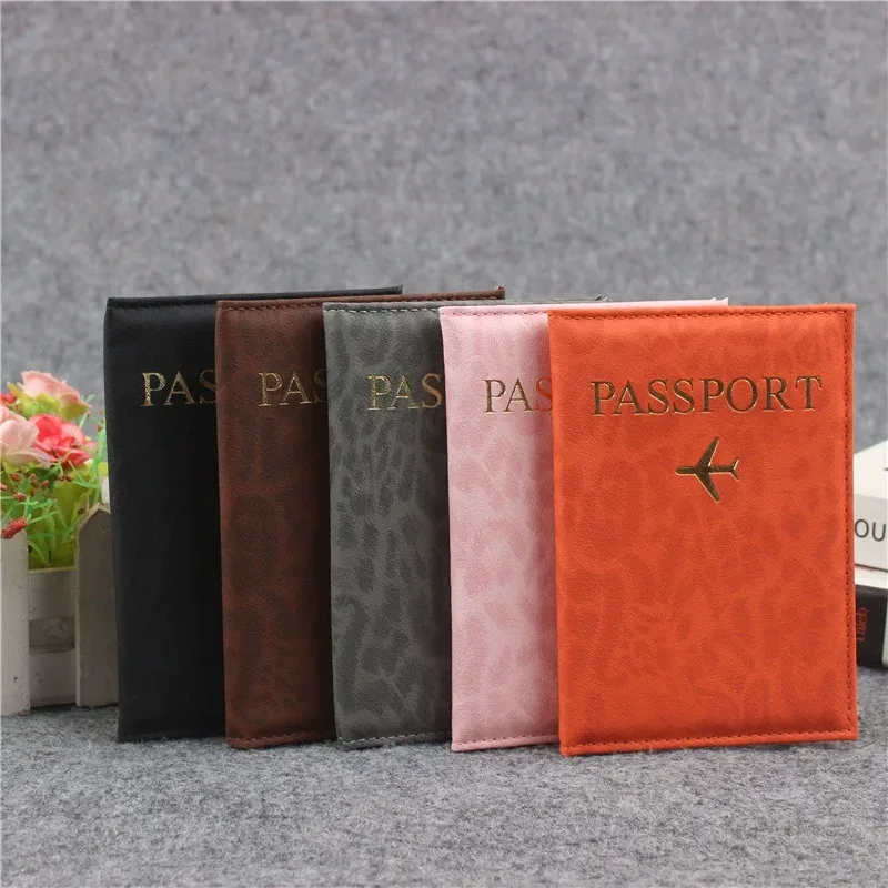 nouvelle housse de passeport style carte du monde en pu – indispensable pour les voyages et croisières – porte-passeport mince et portable pour le voyage