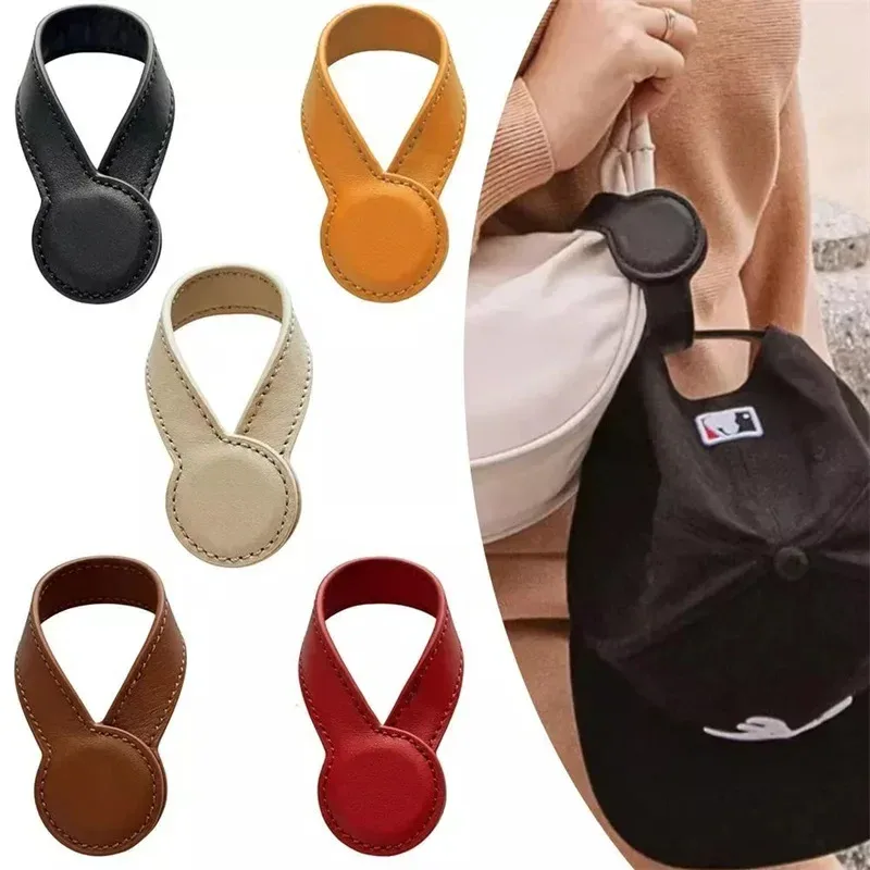cintre sac cuir clip magnétique multifonctionnel ruban boucle circulaire voyage organisateur red noir brown gold