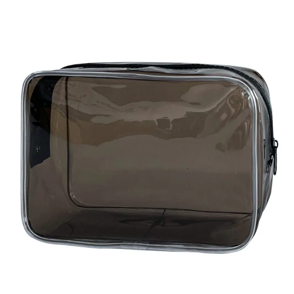 sac à cosmétiques transparent coloré, trousse de maquillage pour femmes, sac de lavage en gelée de pvc, grande capacité, organisateur de cosmétiques de voyage, pochette de maquillage