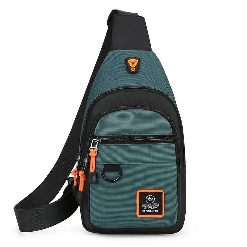 sac de poitrine pour hommes, sac à main léger en tissu oxford, sac à bandoulière élégant et décontracté, sacs de taille pour hommes