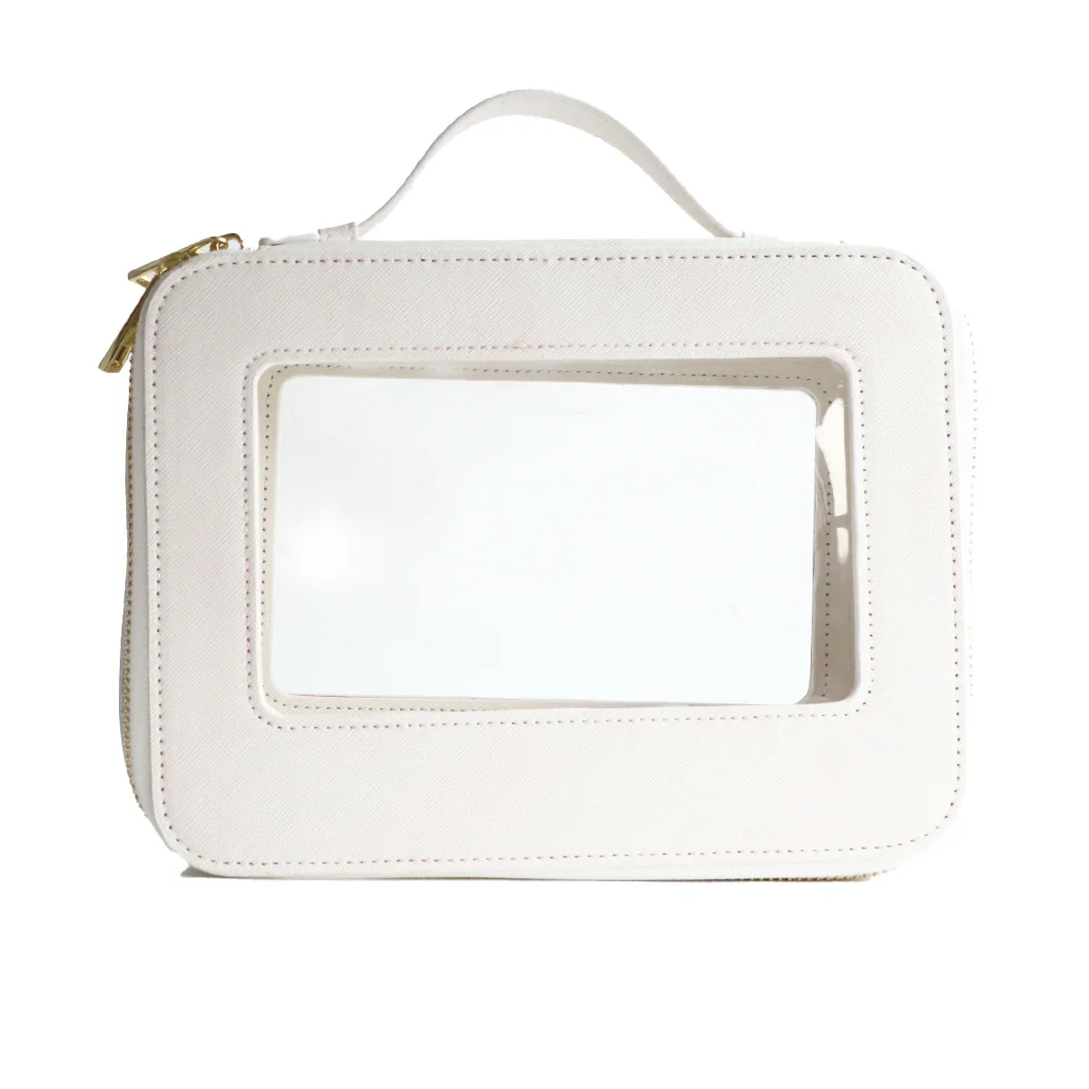 pochette à maquillage personnalisée en cuir, sac de rangement pour pinceaux de maquillage imperméable, sac de rangement portable en pvc pour soins de la peau, trousse de toilette