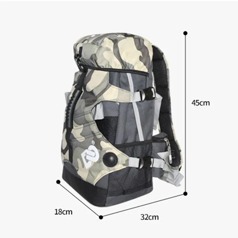 sacs de plein air de mode unisexe patins à roulettes professionnels sac à dos sac à dos de sport de plein air sacs de sport multi-poches durables pour hommes