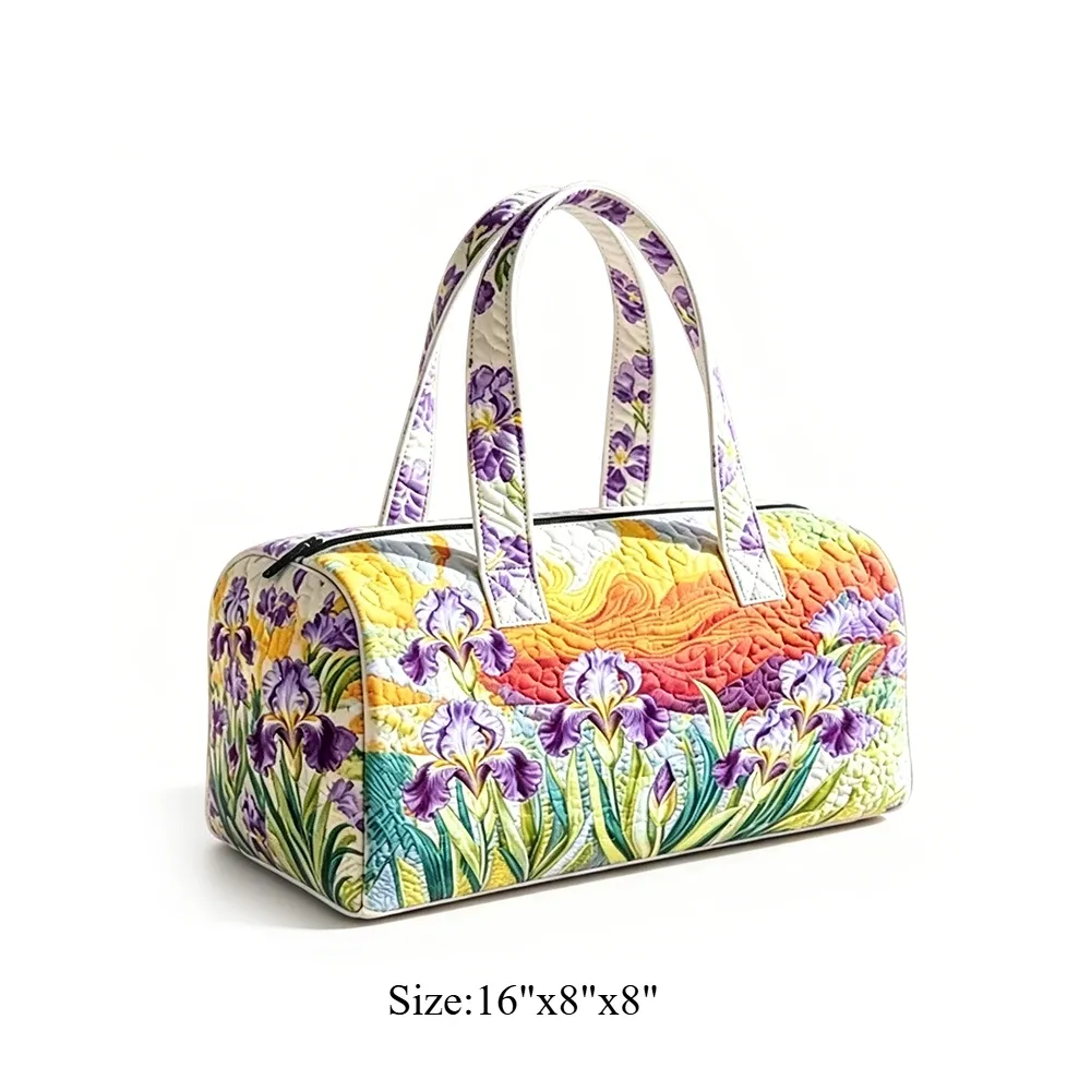 sac matelassé floral vintage style bohème pour femme, sac de voyage artistique pour halloween, sac de week-end pour amoureuses des animaux, sac de nuit