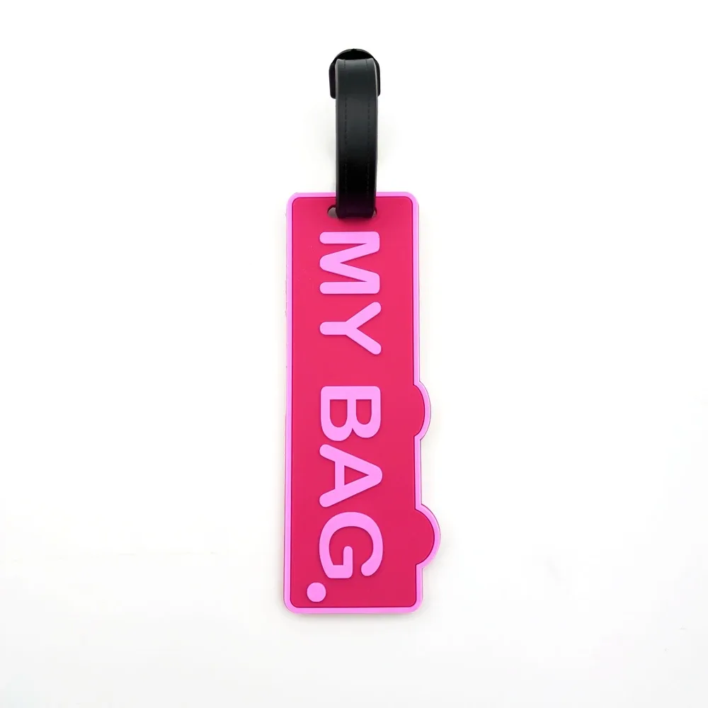 pendentif d'étiquette de bagage de lettre minimaliste, étiquette de bagage d'aéroport de voyage, étiquette d'identification anti-perte, étiquette de nom de bagage, mâle et 600, 1pc