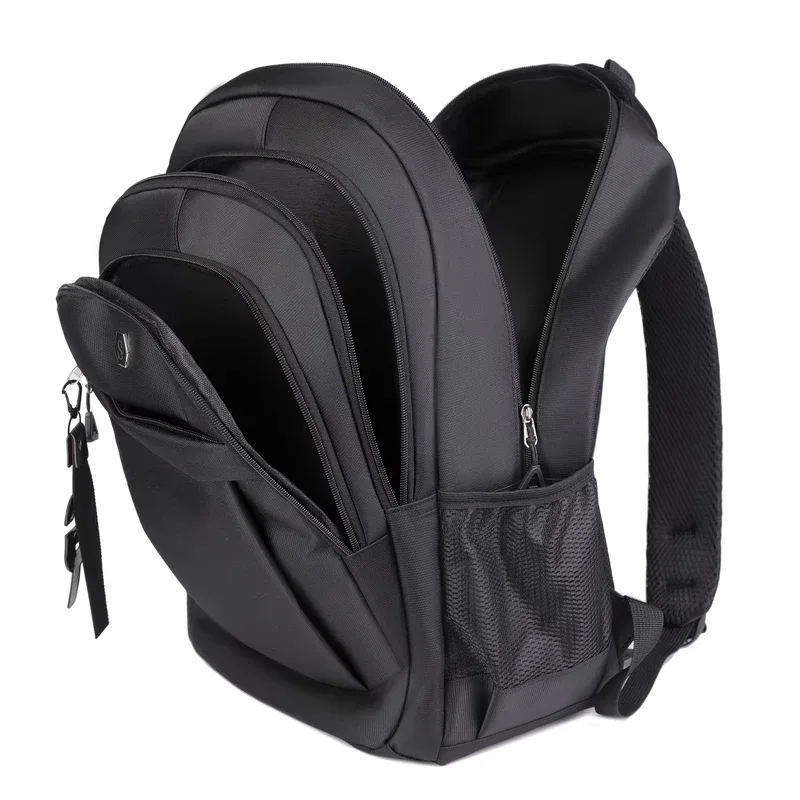 sac à dos oxford résistant à l'usure, sac pour ordinateur portable multi-zippé de grande capacité pour hommes et femmes, pour le travail, l'école et les voyages en plein air