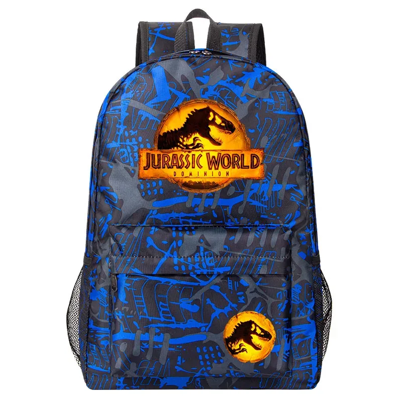 nouveau jurassic world dominion enfants sac d'école de haute qualité enfants étudiant sac à dos cartable adolescent ordinateur portable sacs à bandoulière