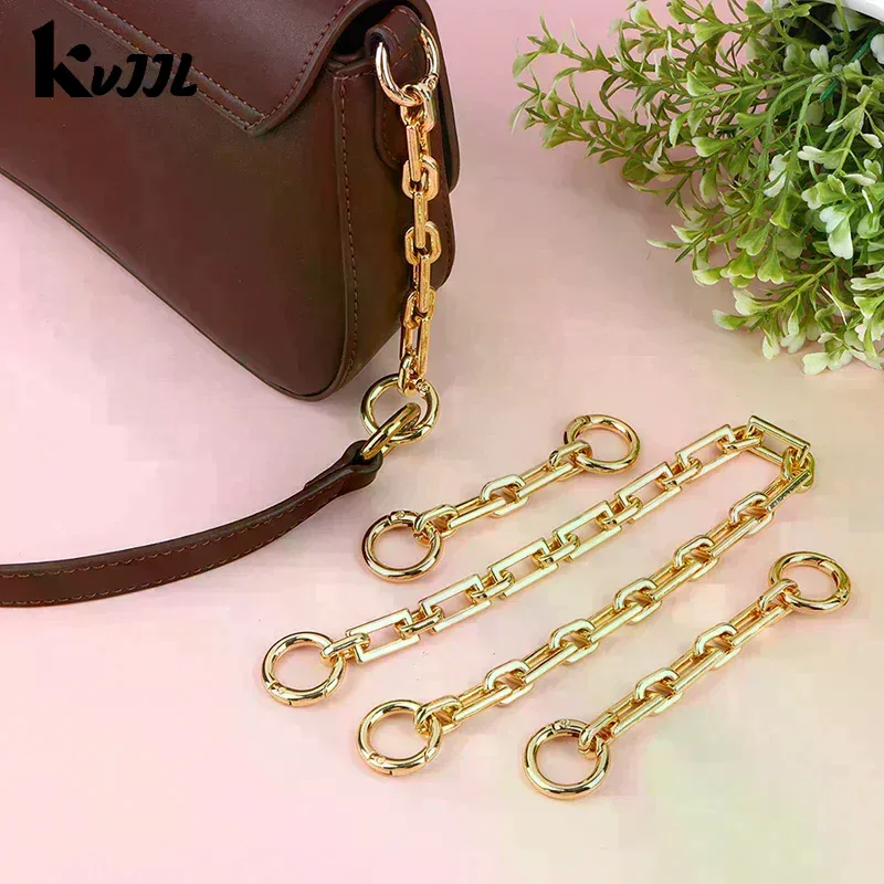 chaîne extension sangle sac métal dore marron rose voyage accessoire personalisation sac main bandoulière