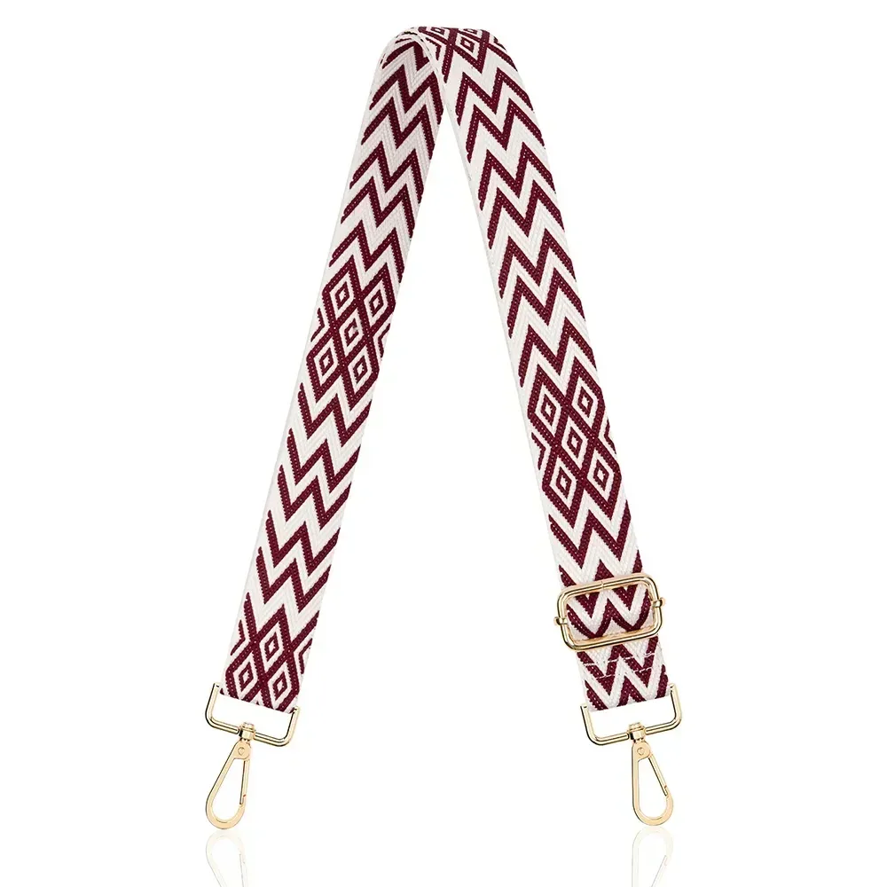 ike marti-sac à bandoulière en nylon et coton pour femme, plusieurs sangles colorées, accessoires de sac initiés, ceinture réglable
