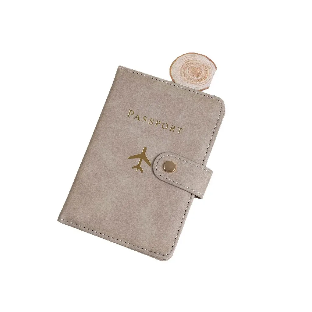 Porte-passeport multi-fentes unisexe avec blocage RFID, étui de passeport portable, protection contre le blocage RFID pour les documents de voyage
