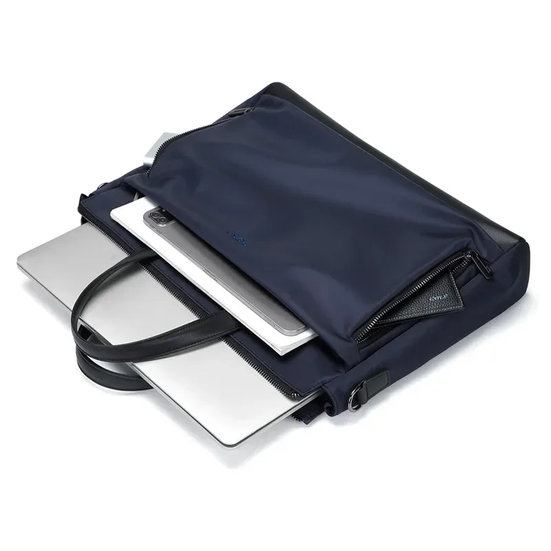 porte-documents de golf en nylon avec poignée en cuir, sac à bandoulière, sacs pour ordinateur portable de bureau pour hommes, sacs à main étanches de 15 pouces