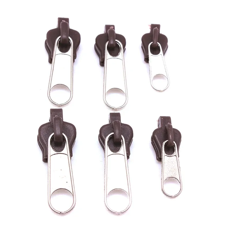 kit de réparation de fermeture éclair universelle instantanée 6 pièces, glissière de fermeture éclair de remplacement pour couture diy