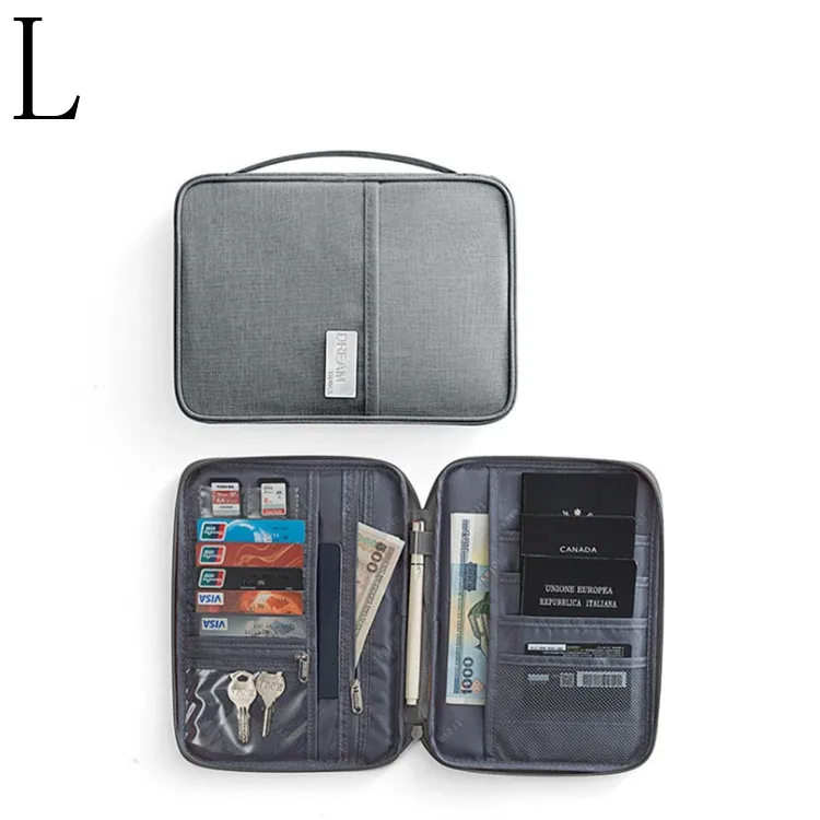 packs de passeport portefeuille porte-passeport familial multi-fonctionnel étui à documents organisateur accessoires de voyage sac à documents porte-carte