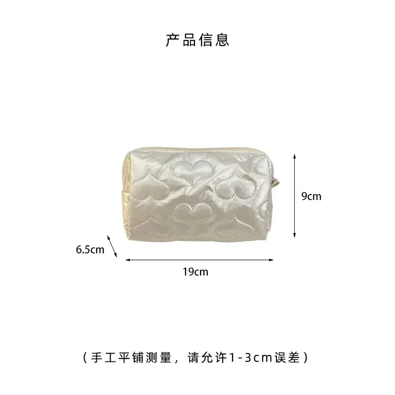 sacs de maquillage à motif d'arc lingge argenté pour femmes, mode mignonne dame filles écouteurs clé rouge à lèvres sac de rangement cosmétique pochette à fermeture éclair