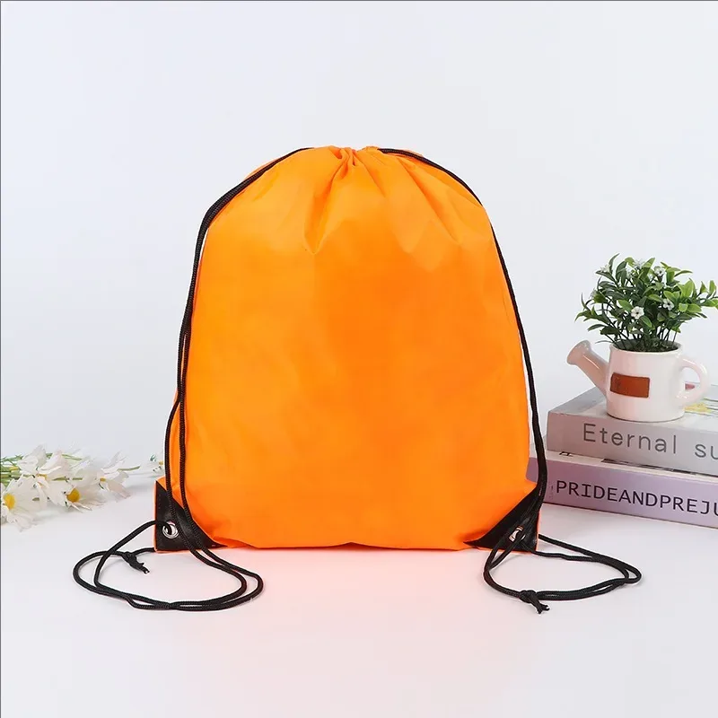 sac de sport pliable imperméable avec poche, sac à dos de fitness à cordon, sac de randonnée, camping, natation, pour hommes et femmes