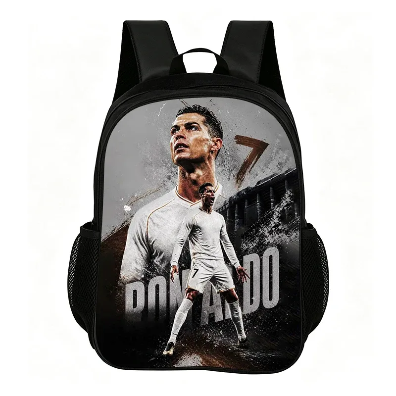 sac à dos de football pour enfants, fournitures scolaires, sac à dos ronaldo, sac de voyage, sac à dos de star du football pour enfant, meilleur cadeau