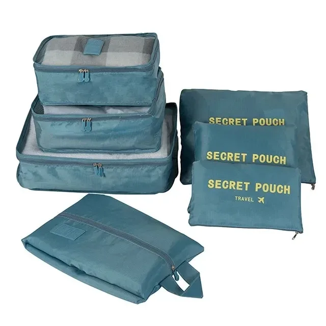 organisateur voyage sacs rangement polyester multifonction cube taille couleur variée usage bagages compression vêtements