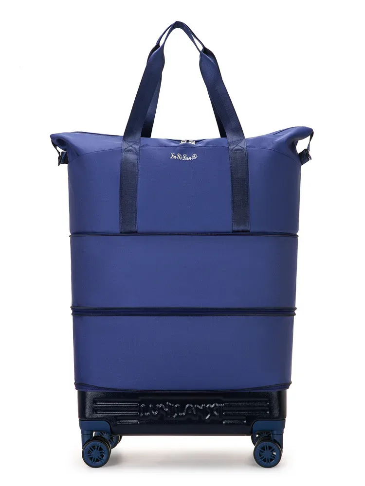 nouveau sac de voyage léger avec roulettes universelles, grande capacité, pliable, imperméable, sac extensible pour les courts séjours et les voyages en plein air