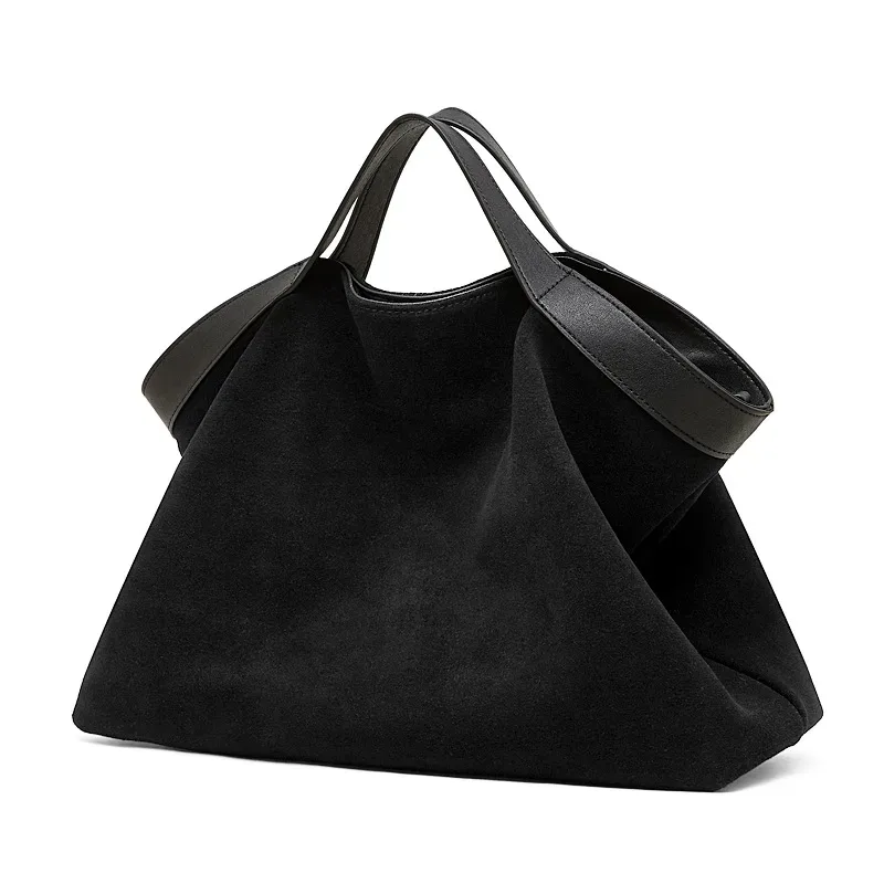 sac fourre-tout grande capacité pour femme 2026 – nouveau sac bandoulière spacieux en cuir suédé vintage – sac à main polyvalent et tendance pour le quotidien – qualité supérieure