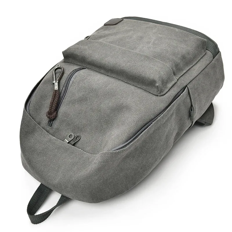 dida bear 2023 femmes hommes toile sacs à dos grands sacs d'école pour adolescent garçons filles voyage ordinateur portable sac à dos mochila sac à dos gris