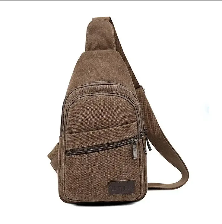 petit sac à dos en toile pour femmes et hommes, sacoche de voyage multifonctionnelle à bandoulière, de poitrine, nouvelle collection, pt1136