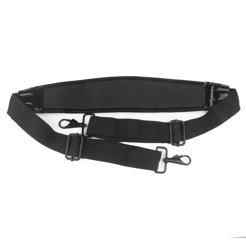 sangle d'épaule épaisse pour appareil photo/ordinateur, absorbe les chocs, avec boucle métallique élastique, soulagement de la pression, remplacement pour sacs à dos