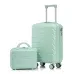 ensemble de valises de voyage en abs à roulettes avec serrure à combinaison, sac trolley tendance