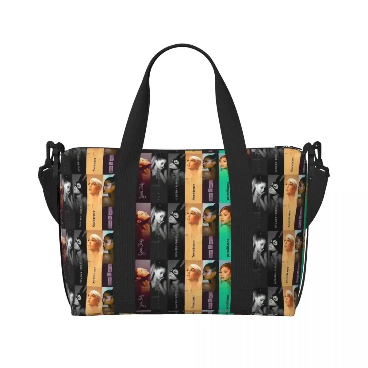 sac de voyage plage eternal sunshine, sac fourre-tout, sac de sport, sac de yoga, sac de shopping, sac à bandoulière pour femme, inspiré de l'album positions rewind d'ariana grande