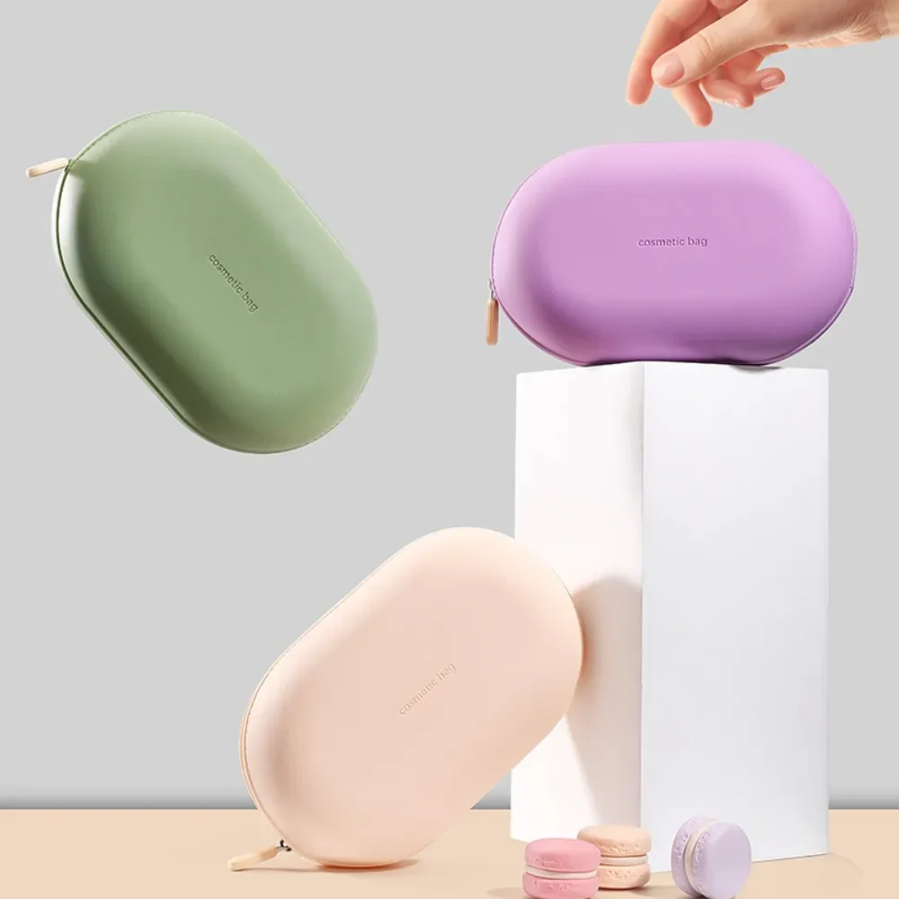 nouvelle trousse de toilette en silicone, sac de rangement cosmétique imperméable, grande capacité, sac de voyage d'affaires, trousse de maquillage mignonne