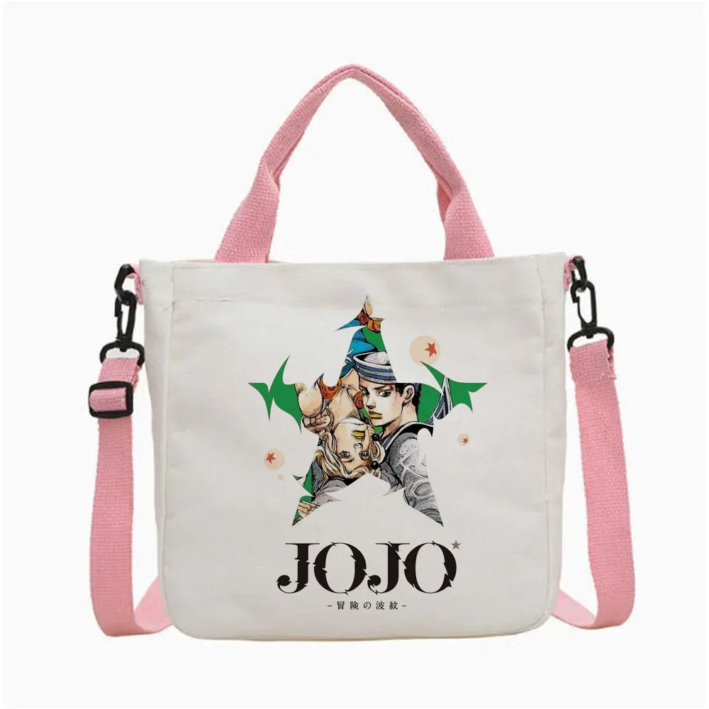 sac fourre-tout jojo bizarre adventure steel ball run, sac fourre-tout pliable pour femme, sac à bandoulière pour le shopping y2k