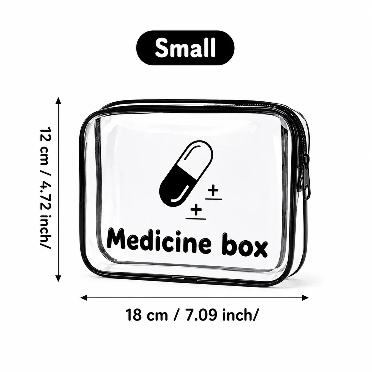 sac de maquillage transparent, organisateur de cosmétiques en pvc transparent, pochette de voyage à fermeture éclair, sac à médicaments, trousse de toilette, organisateur de beauté
