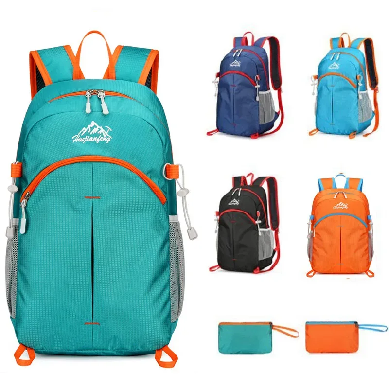 sac à dos de randonnée ultraléger unisexe, pliable, pour hommes et femmes, voyage en plein air, cyclisme, alpinisme, nylon