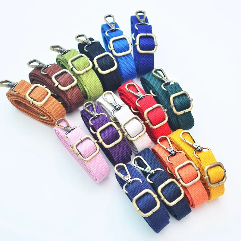 sangle sac nylon couleur variée motif boucle dorée bandoulière pratique voyage jour usage multifonctionnelle durables accessoires travail